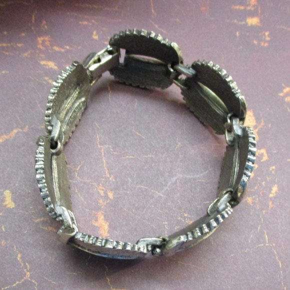 TORTOLANI Sterling Plate Classic Link Bracelet~ Designer VINTAGE Silver Bracelet - Picture 11 of 14